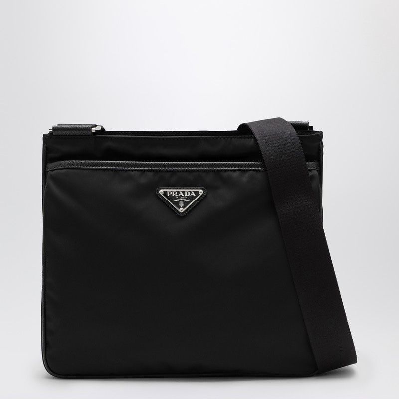 Prada Black Renylon Messenger Bag