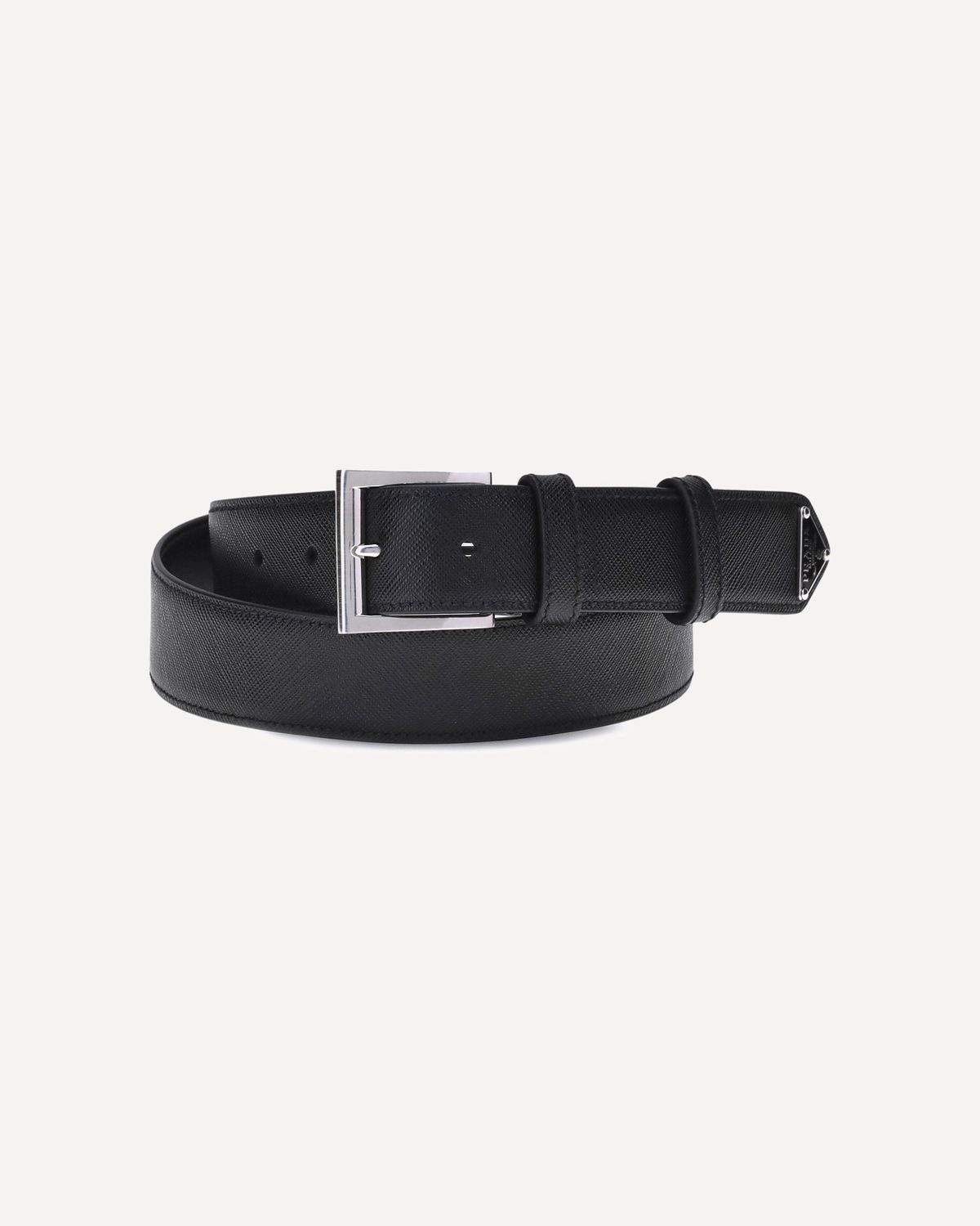 Prada Black Saffiano Belt