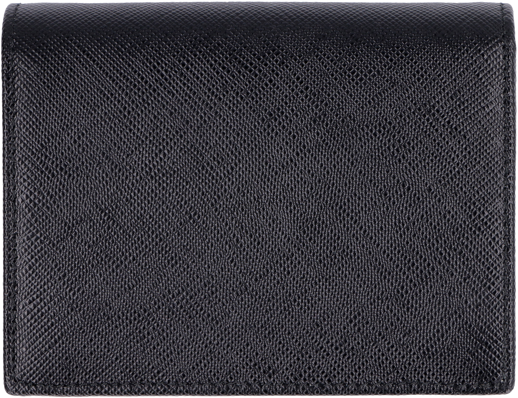 Prada Black Saffiano Leather Small Wallet