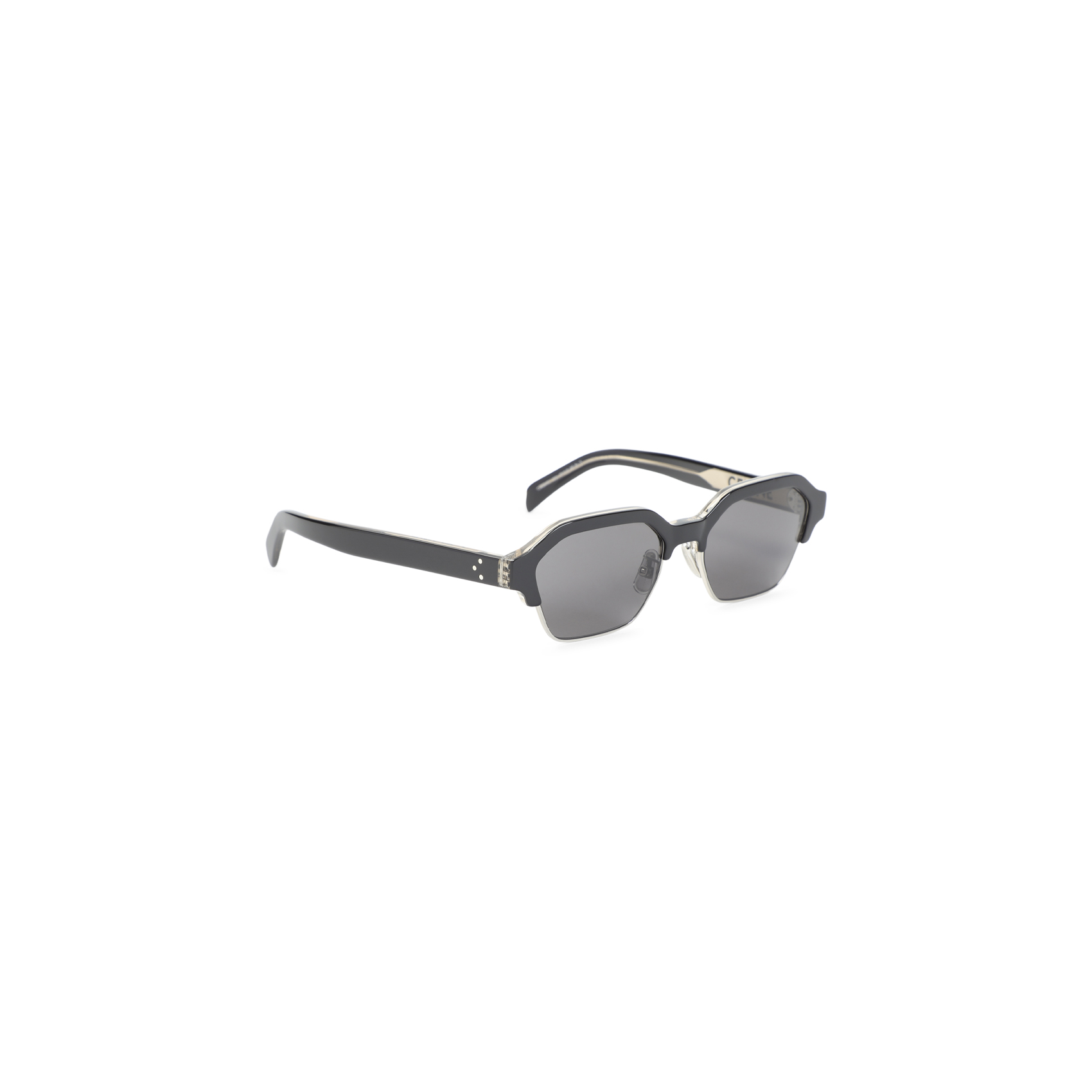 Celine Black Silver Frame 63 Sunglasses
