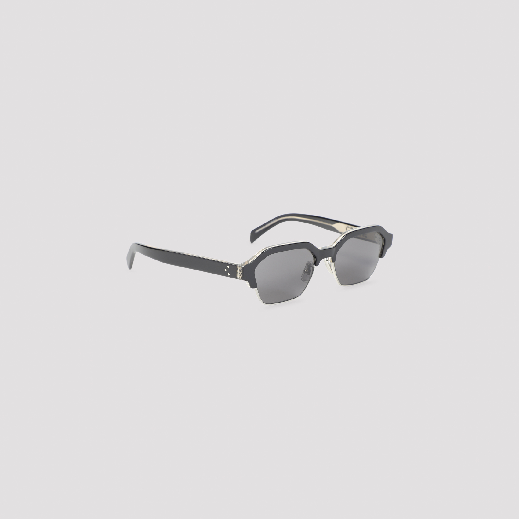 Celine Black Silver Frame 63 Sunglasses