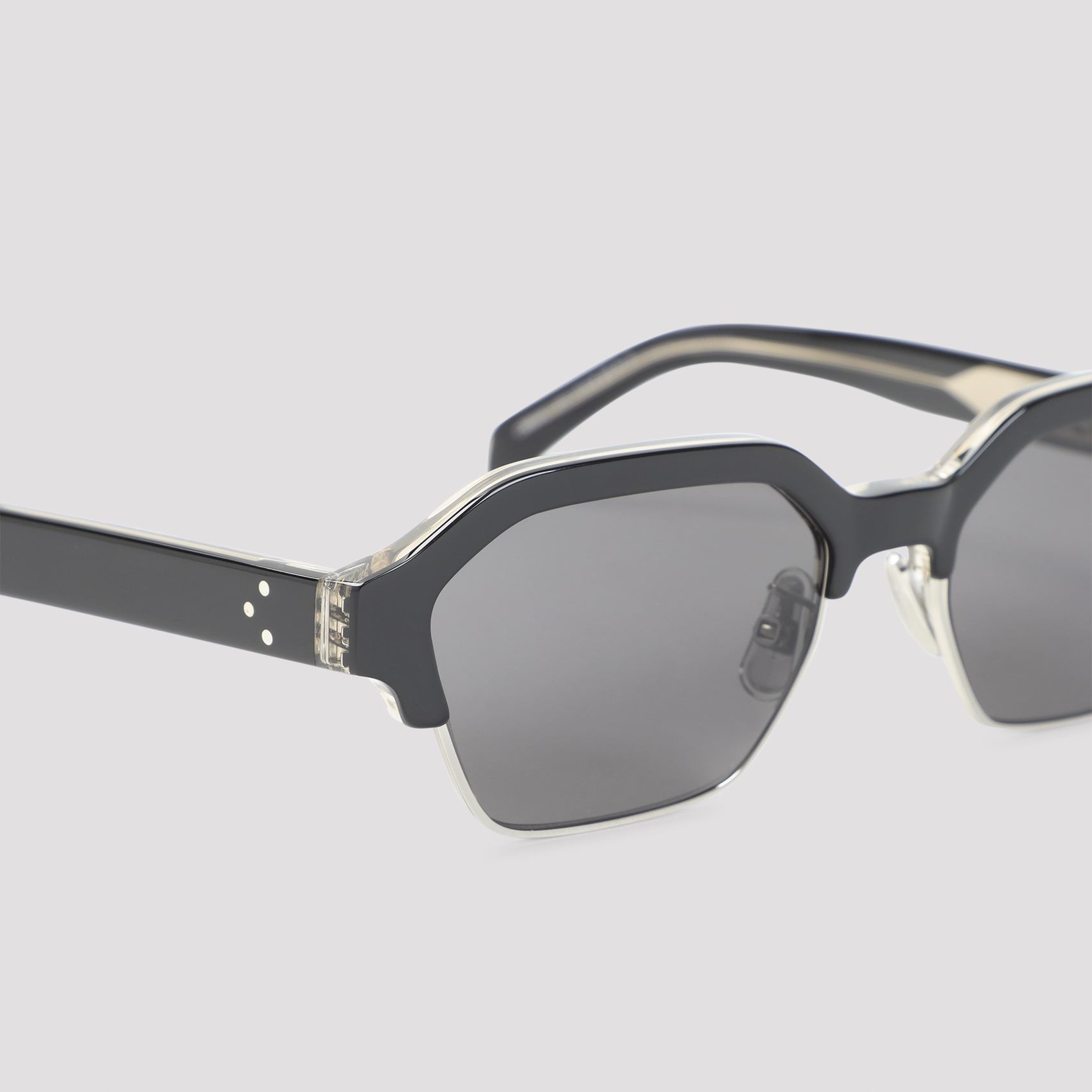 Celine Black Silver Frame 63 Sunglasses