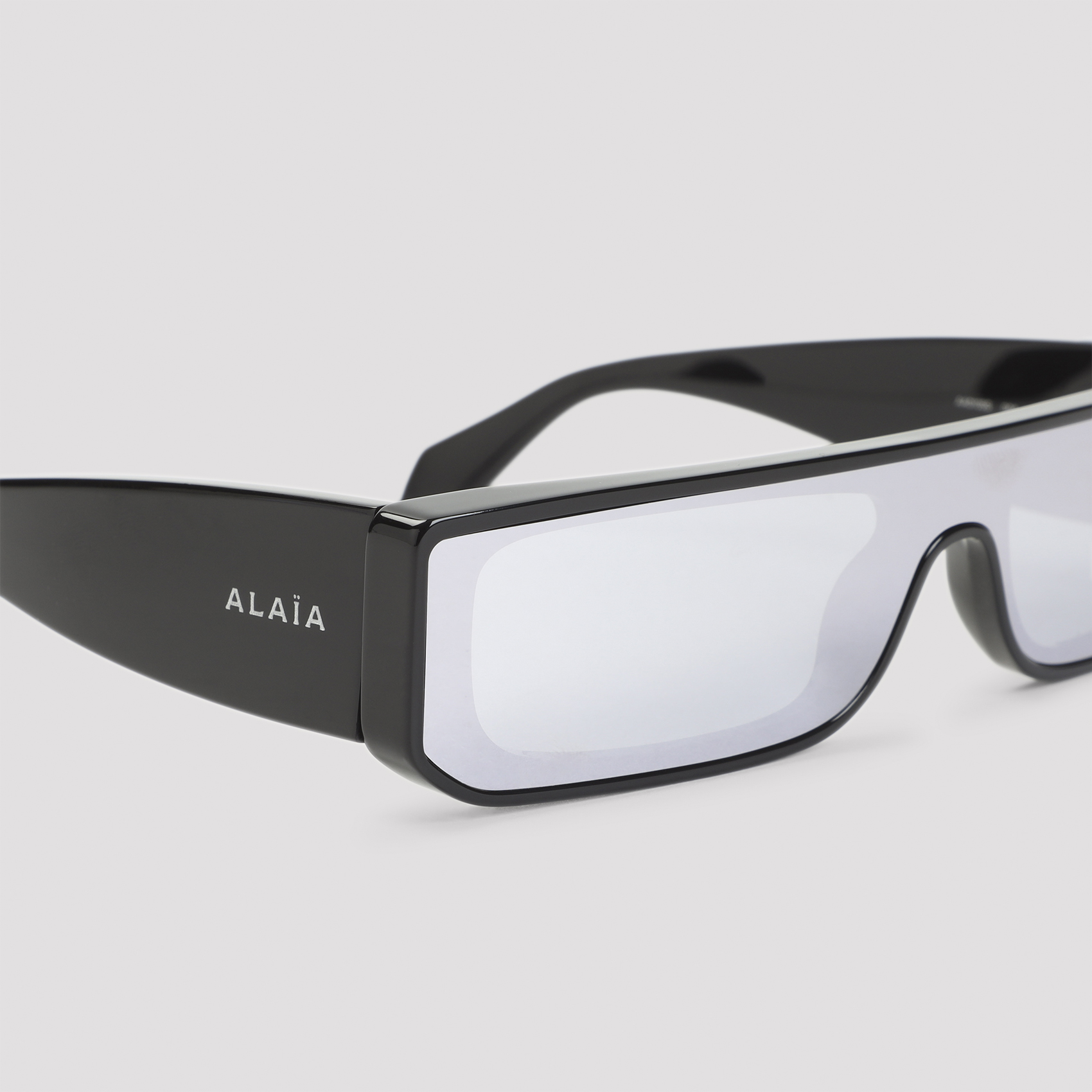 Alaïa Alaia Black Silver Sunglasses