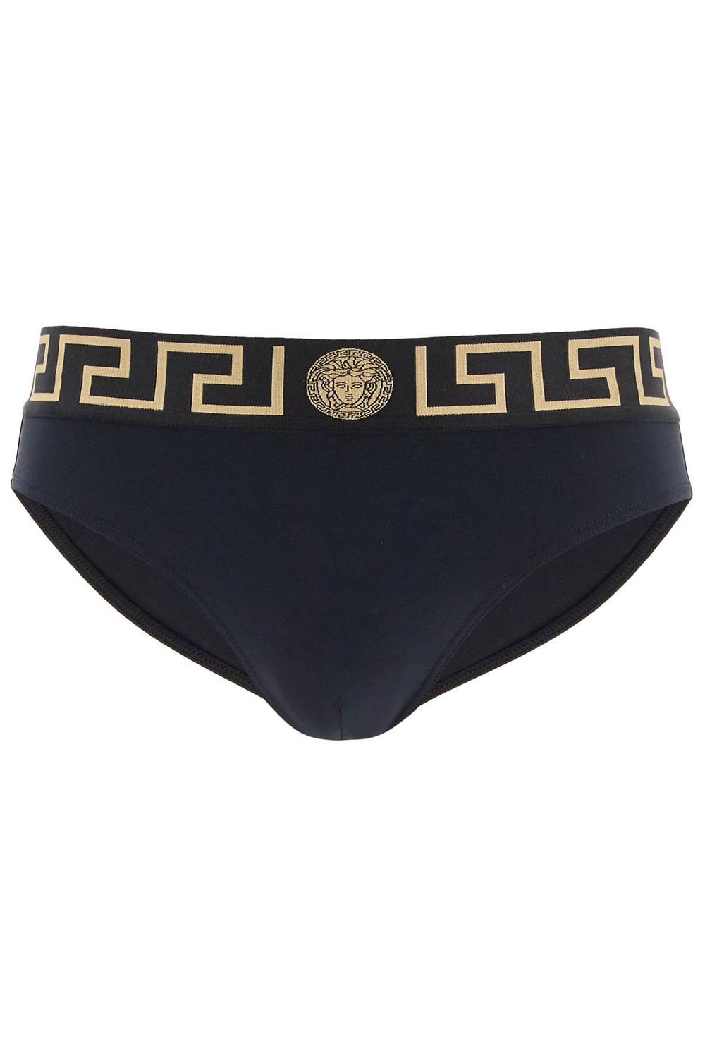 Versace Black Stretch Nylon Swimming Brief