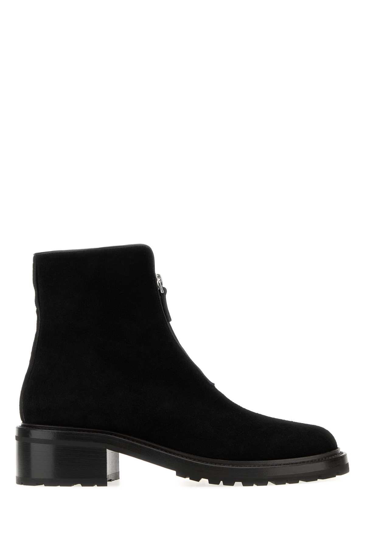 The Row Black Suede Hike Ankle Boots