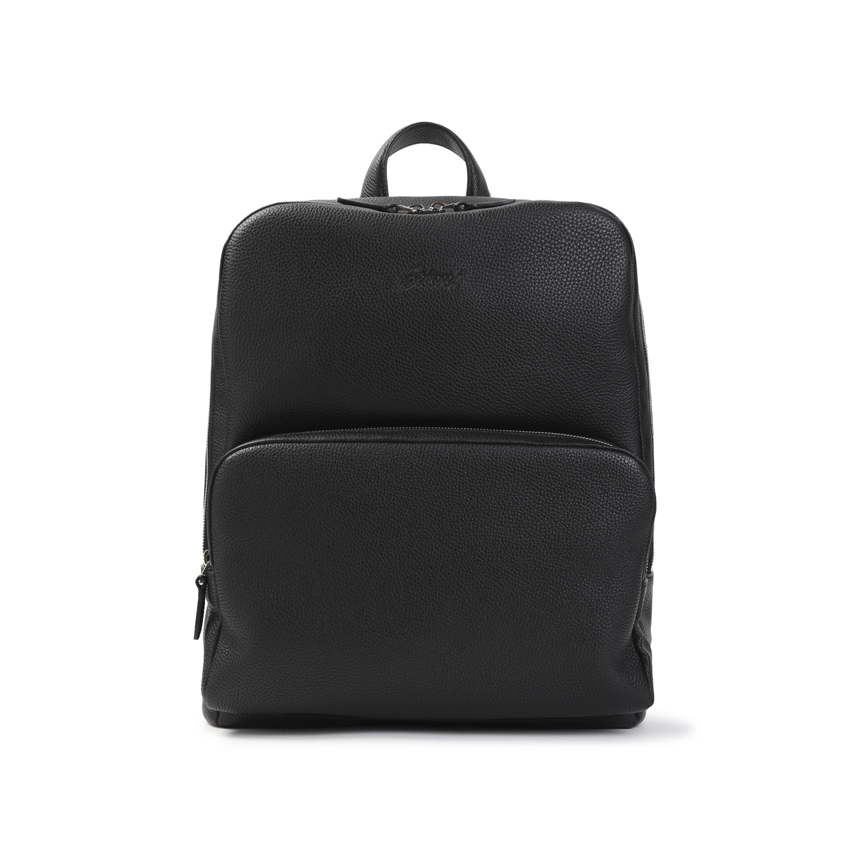 Brioni Black Zip Around Backpack