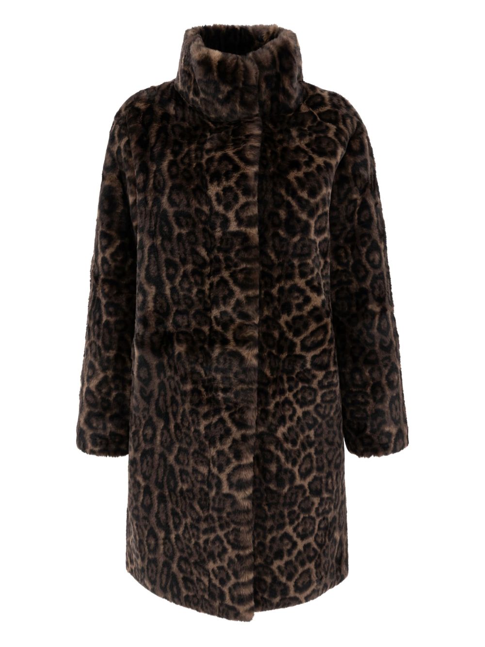 Apparis Blair Leopard Print Coat
