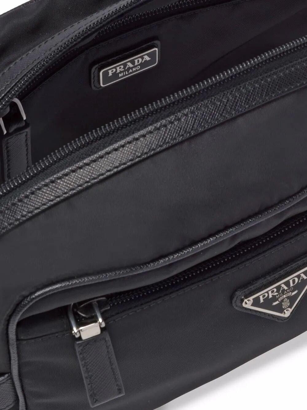 Prada Blue Nylon Beauty Case