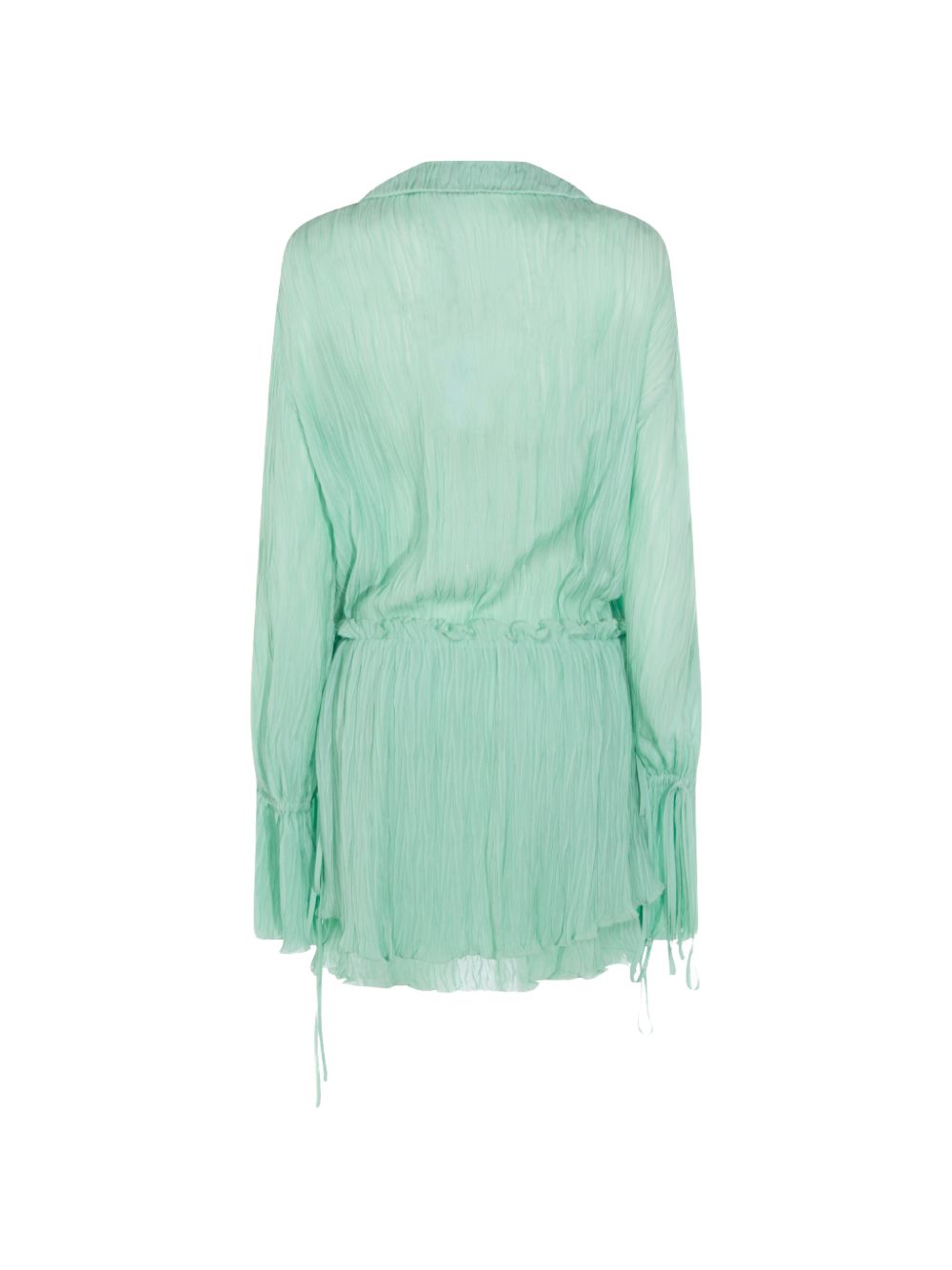 Blumarine Green Lily Viscose Dress