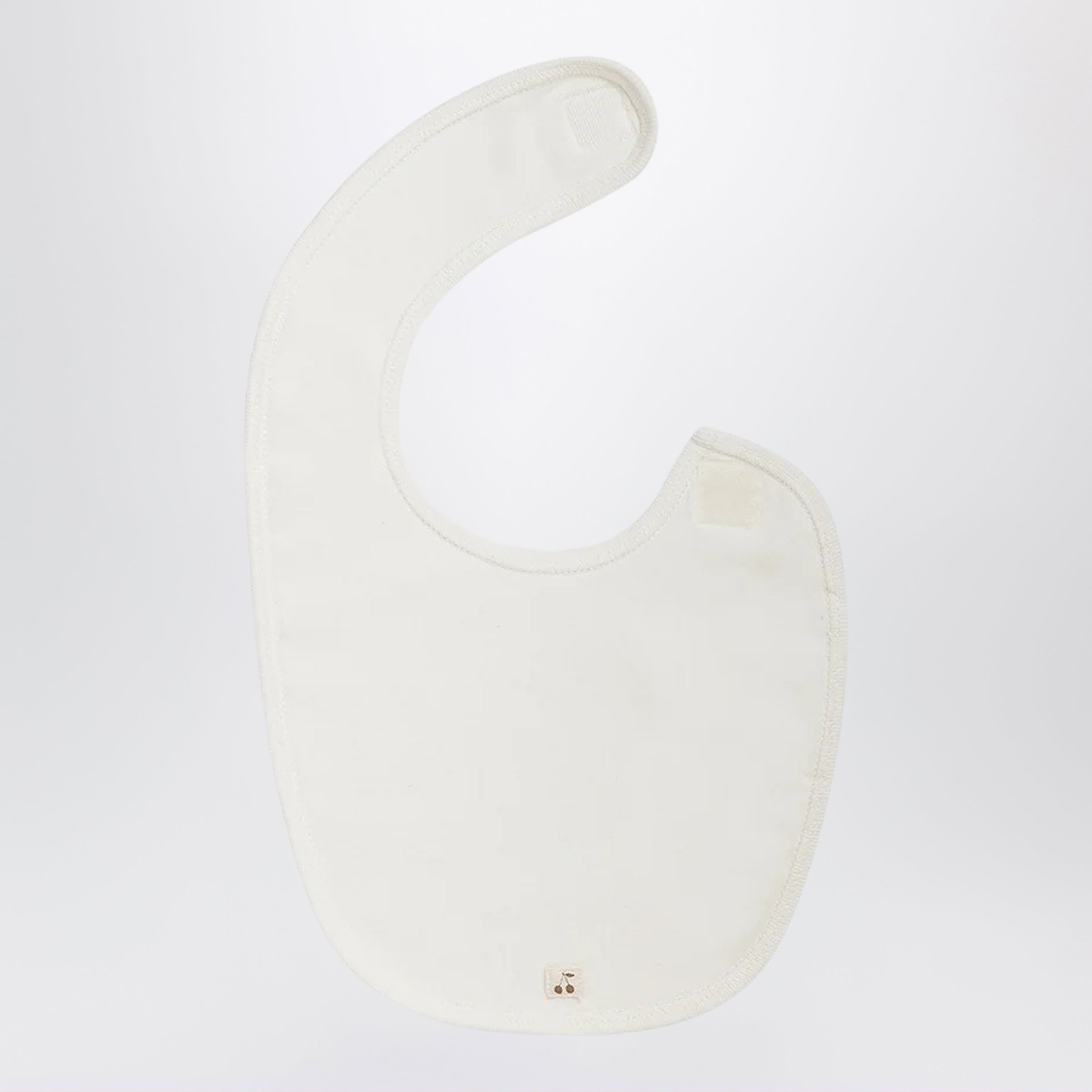 Bonpoint Milk White Cotton Pebio Bib