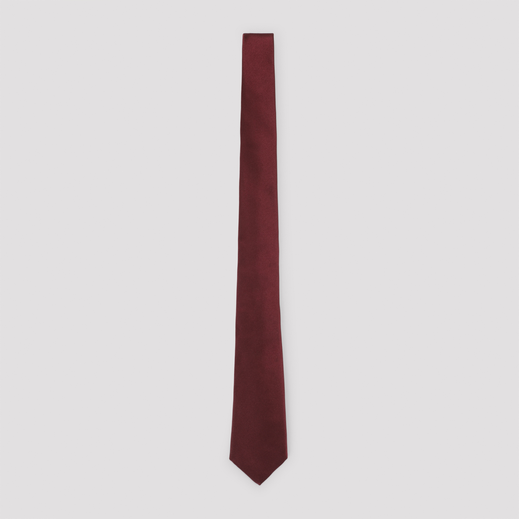 Giorgio Armani Bordeaux Silk Tie