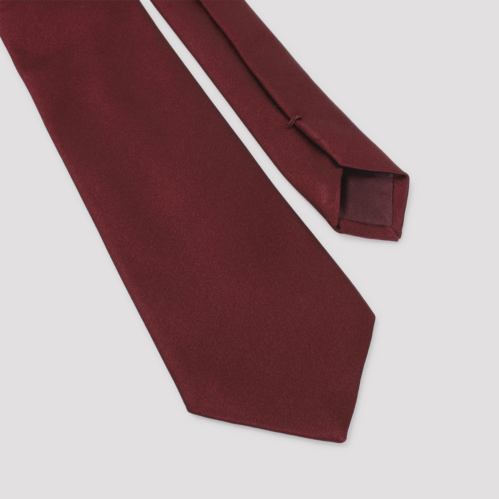 Giorgio Armani Bordeaux Silk Tie