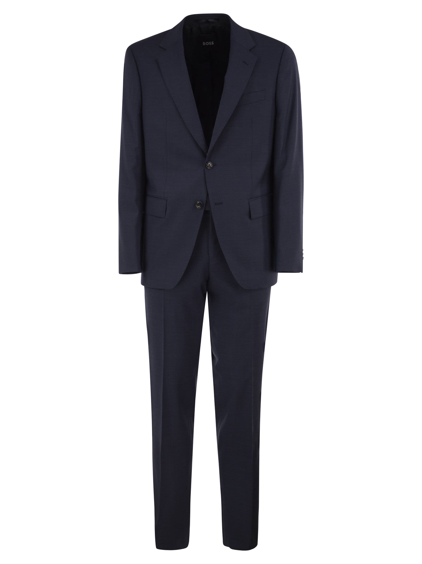 Boss Stretch Virgin Wool Suit