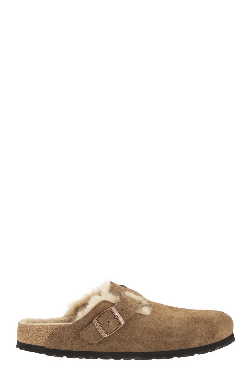 Birkenstock Boston - Sabot With Fur Lining