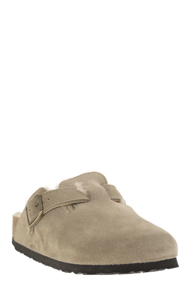 Birkenstock Boston - Sabot With Fur Lining