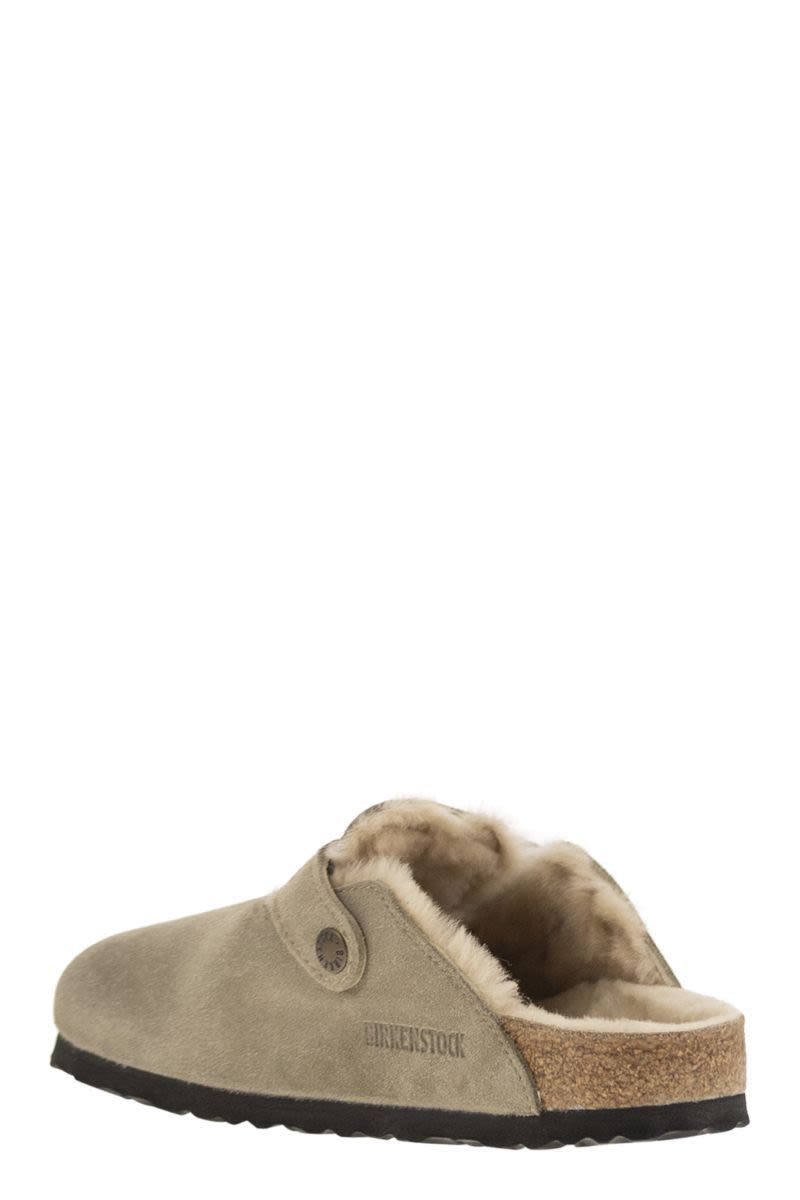 Birkenstock Boston - Sabot With Fur Lining
