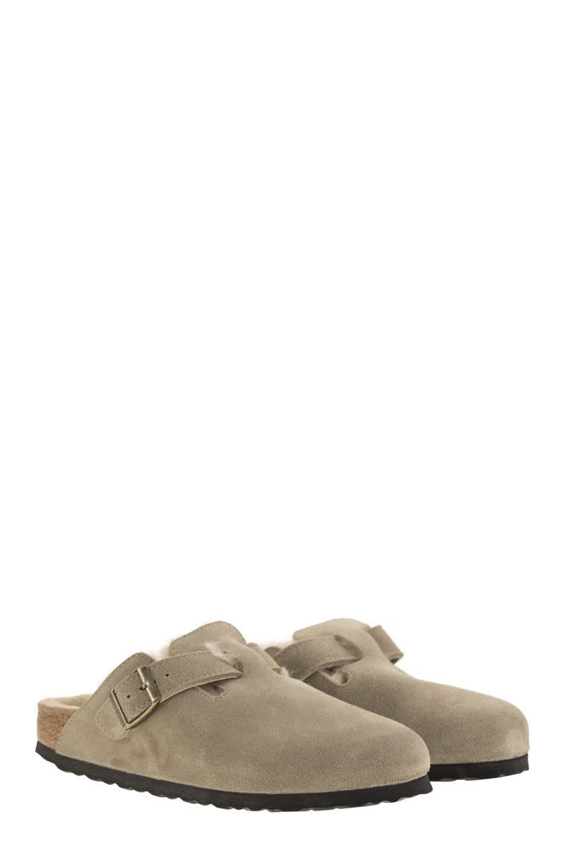 Birkenstock Boston - Sabot With Fur Lining