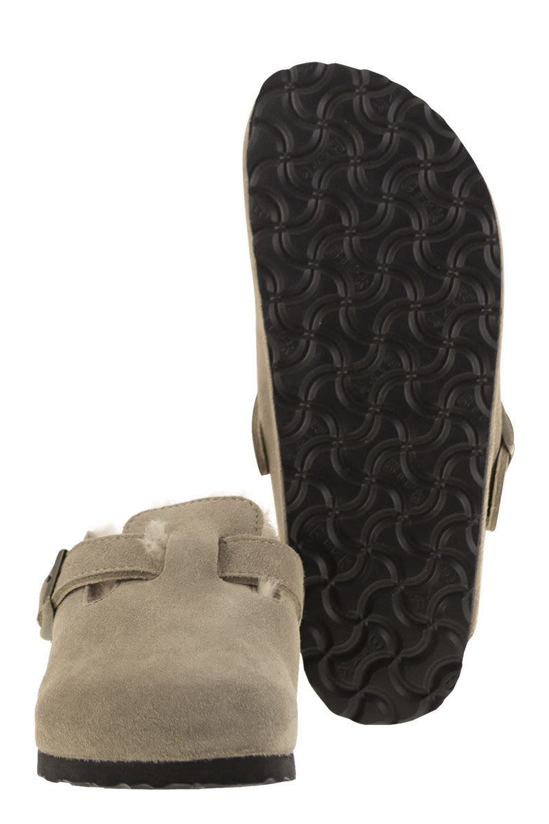Birkenstock Boston - Sabot With Fur Lining