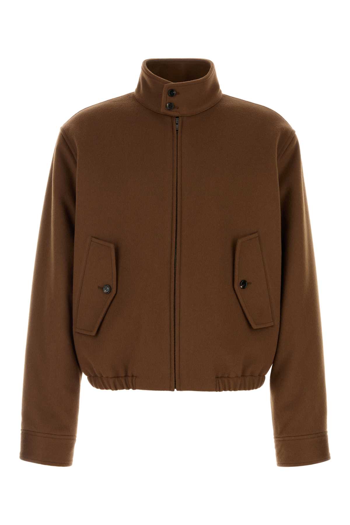 Bottega Veneta Blouson In Lana Cashmere Con Collo Stand