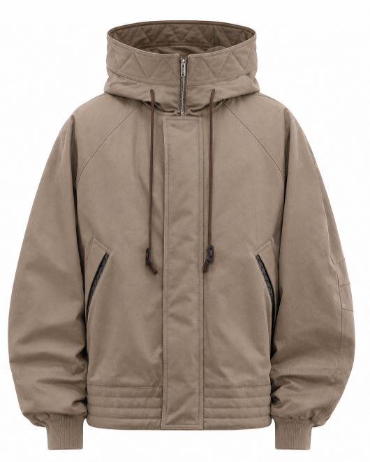 Bottega Veneta Desert Taupe Leather Shirt