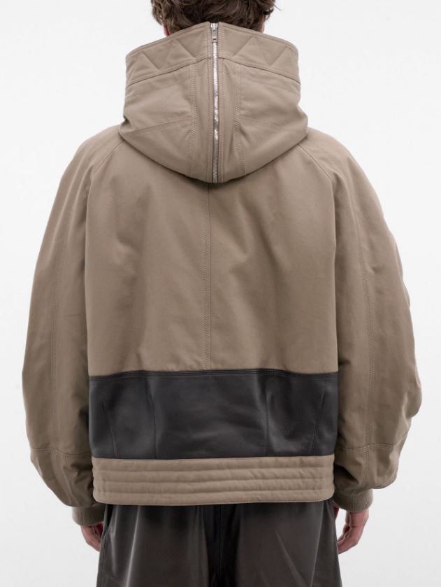 Bottega Veneta Desert Taupe Leather Shirt