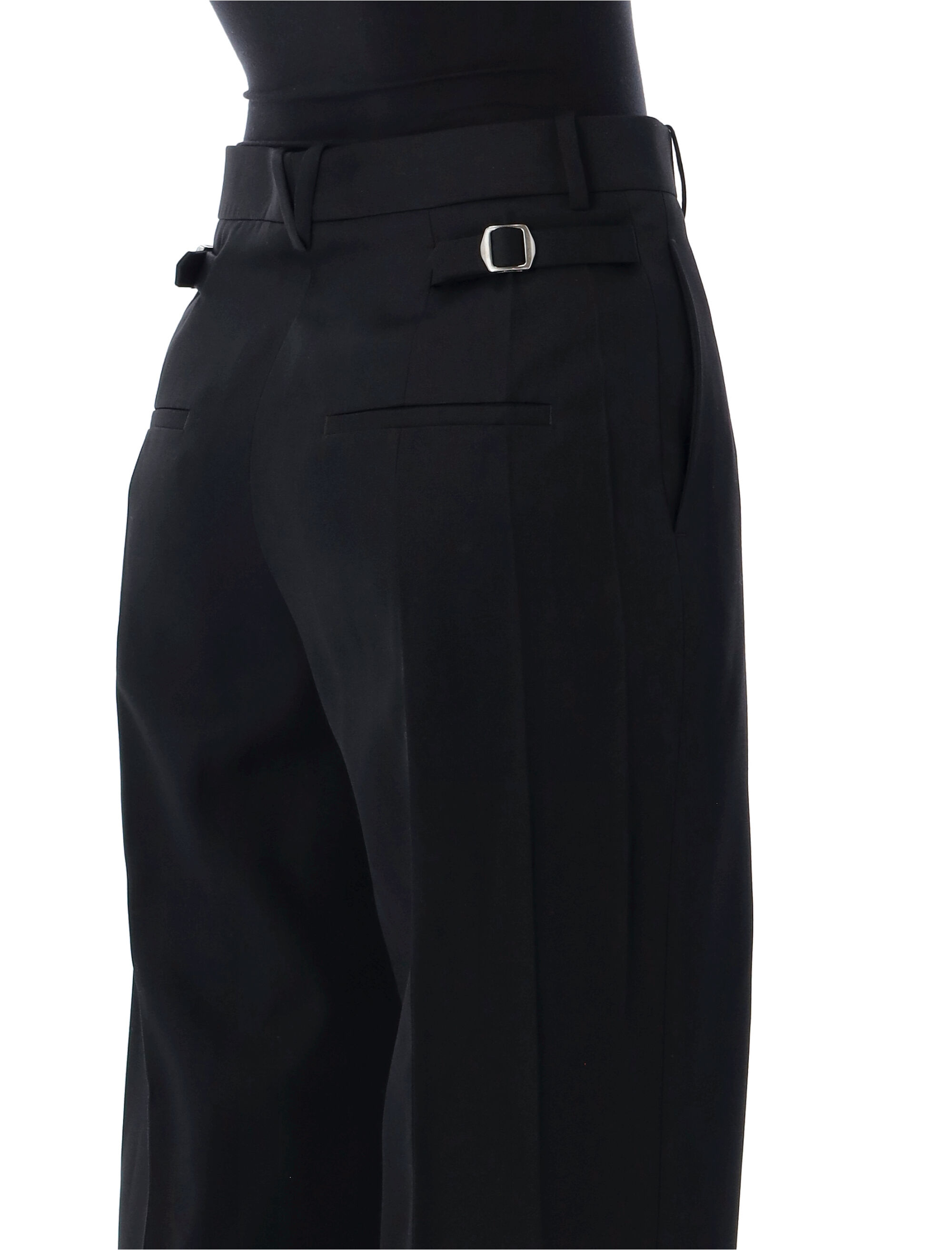 Bottega Veneta Grain De Poudre Wool Trousers