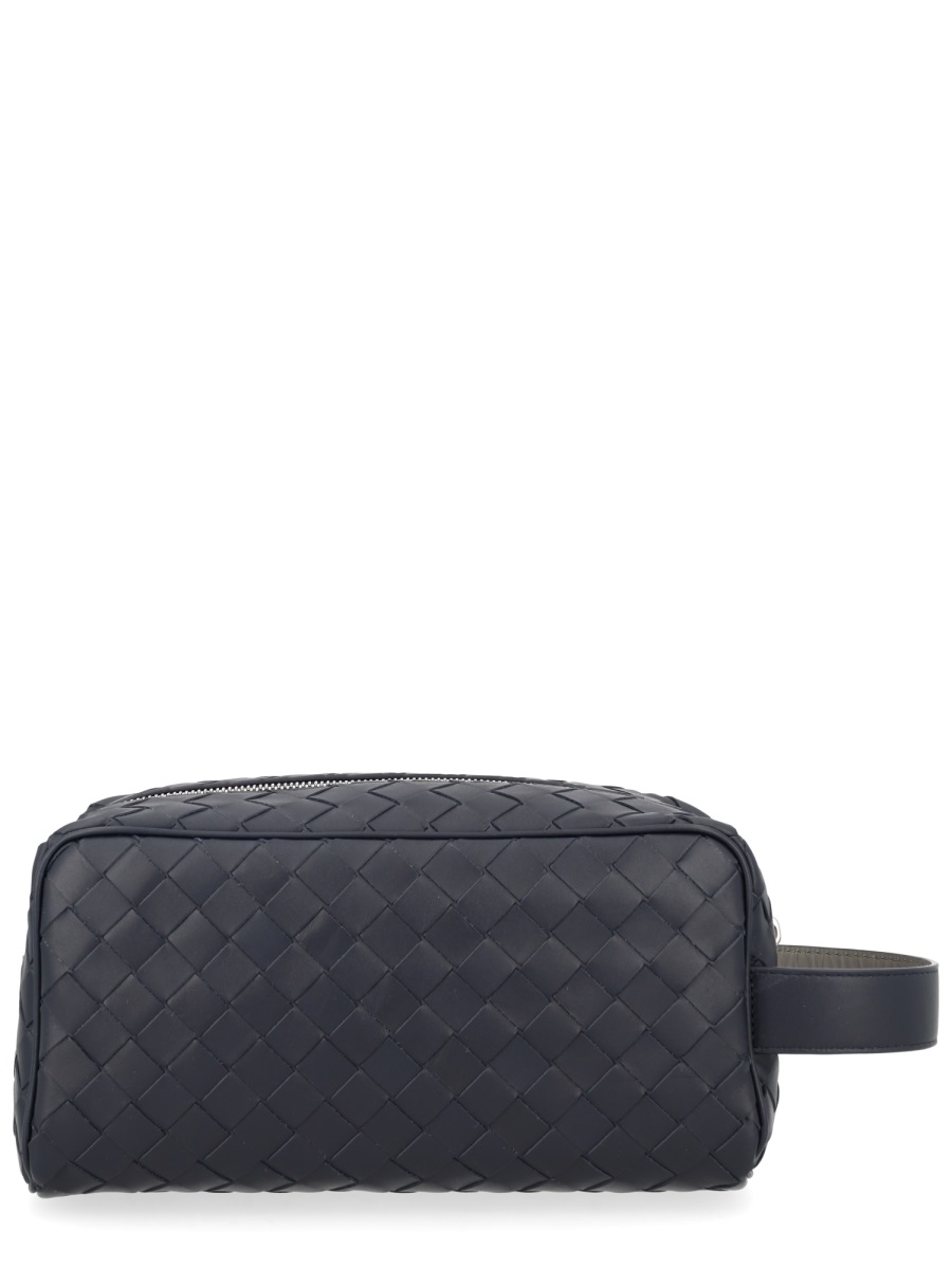 Bottega Veneta Pochette Con Motivo Intrecciato
