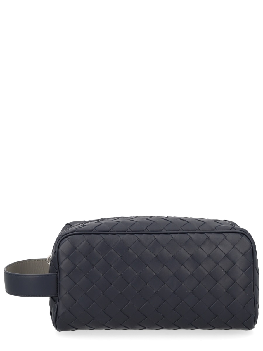 Bottega Veneta Pochette Con Motivo Intrecciato