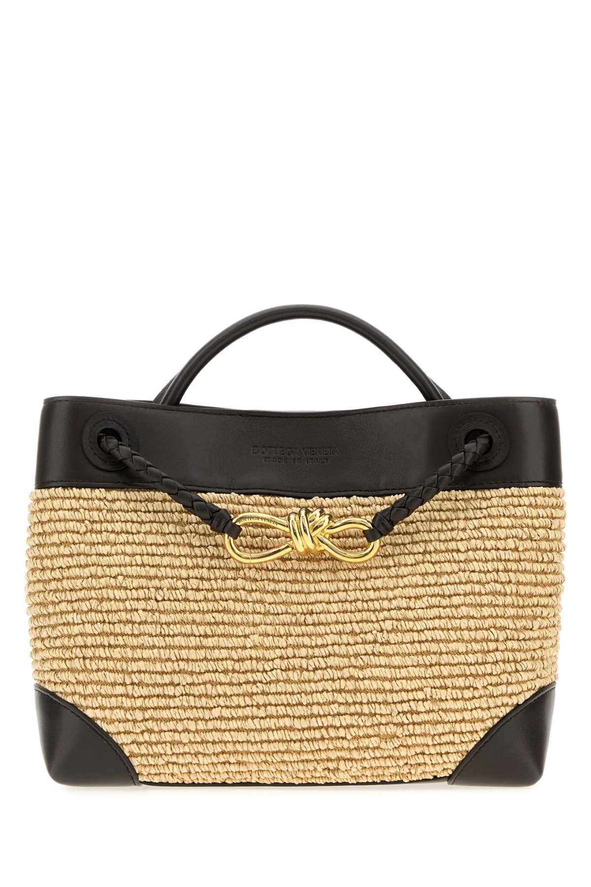 Bottega Veneta Small Andiamo Raffia Torcion