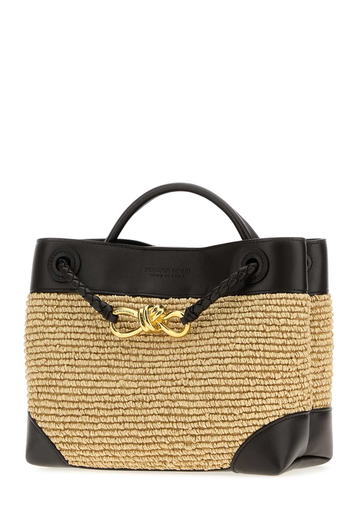 Bottega Veneta Small Andiamo Raffia Torcion