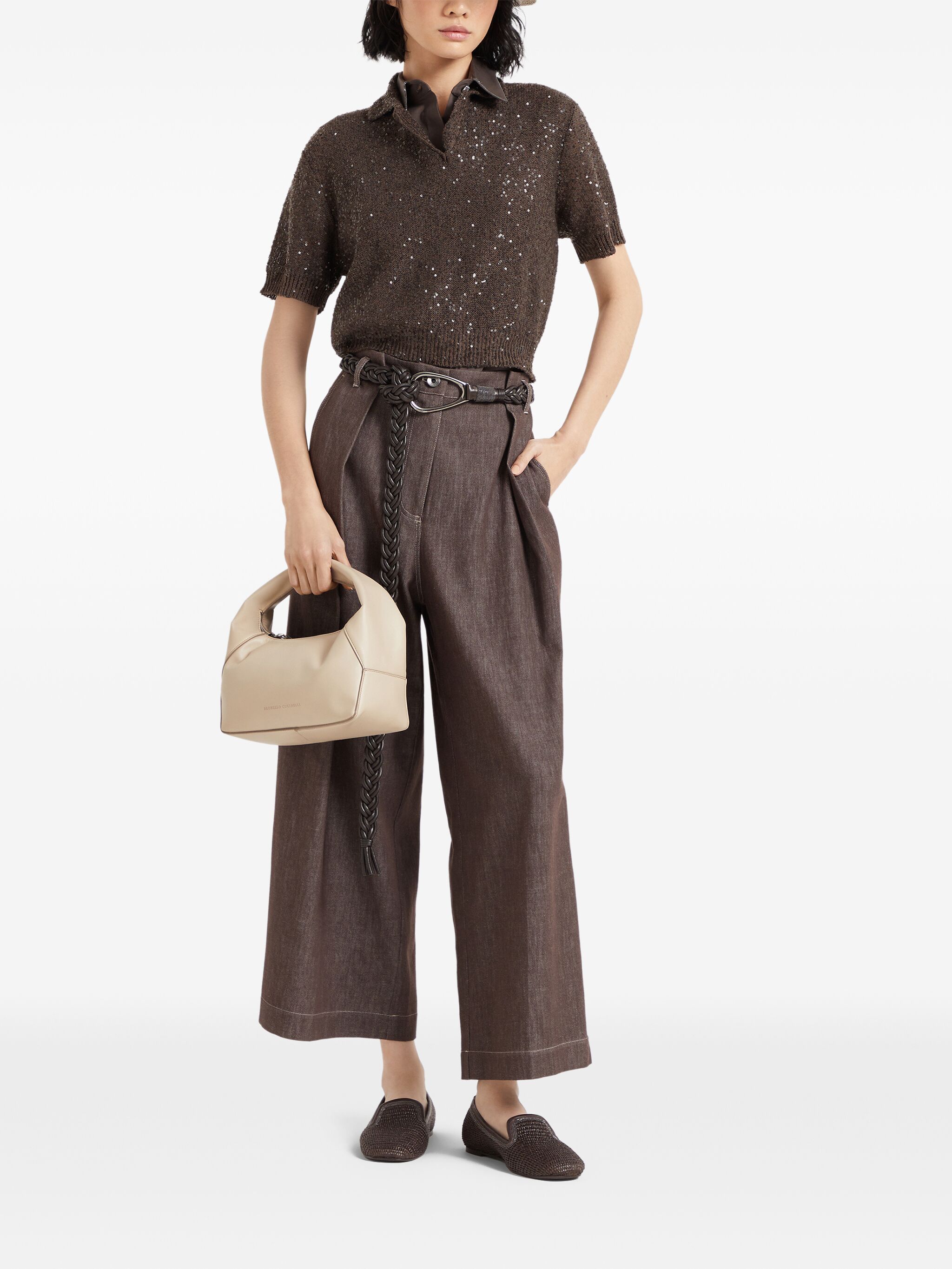 Brunello Cucinelli Box Pleat Trousers