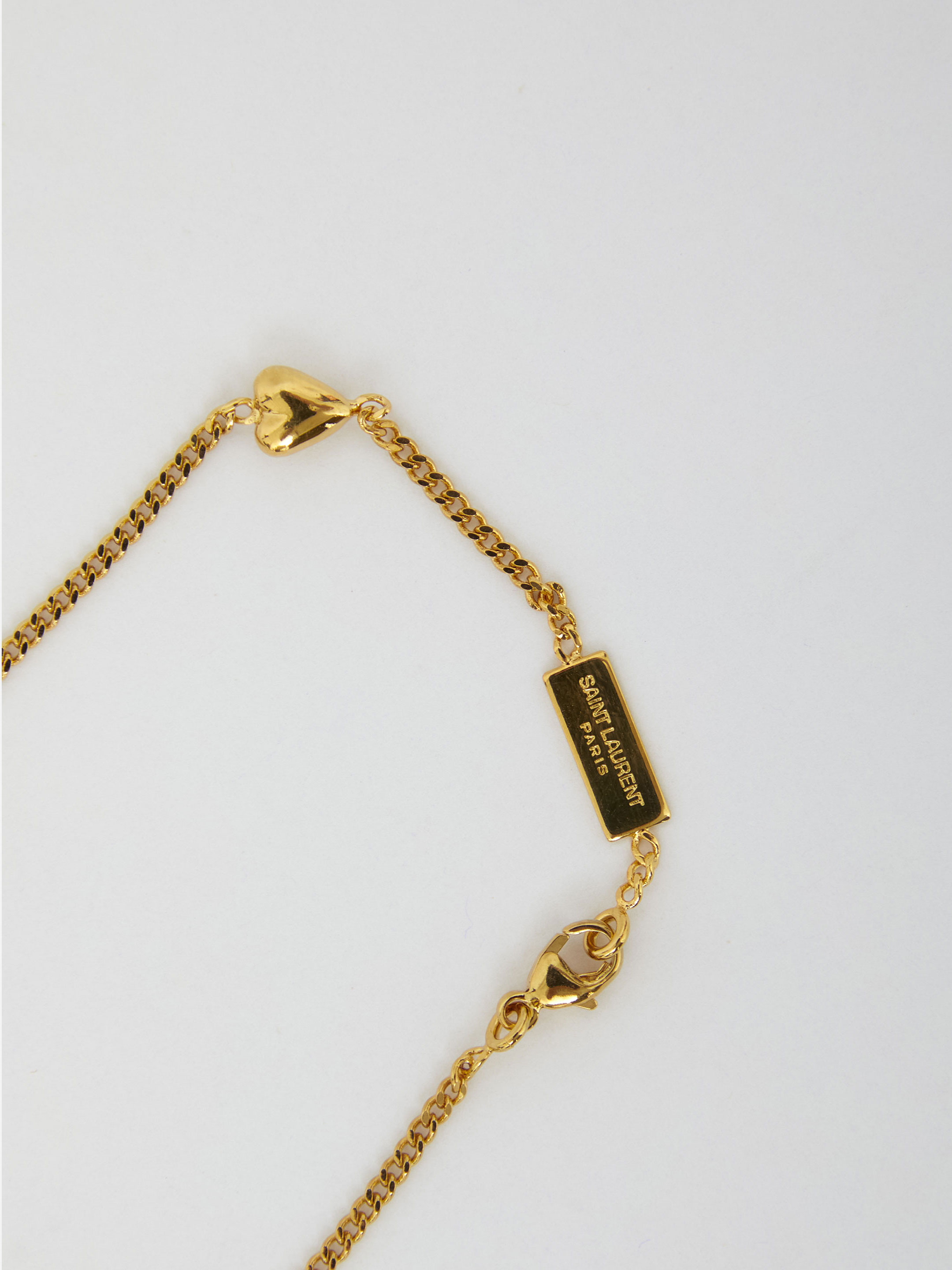 Saint Laurent Bracelet With Cassandre Heart Charm