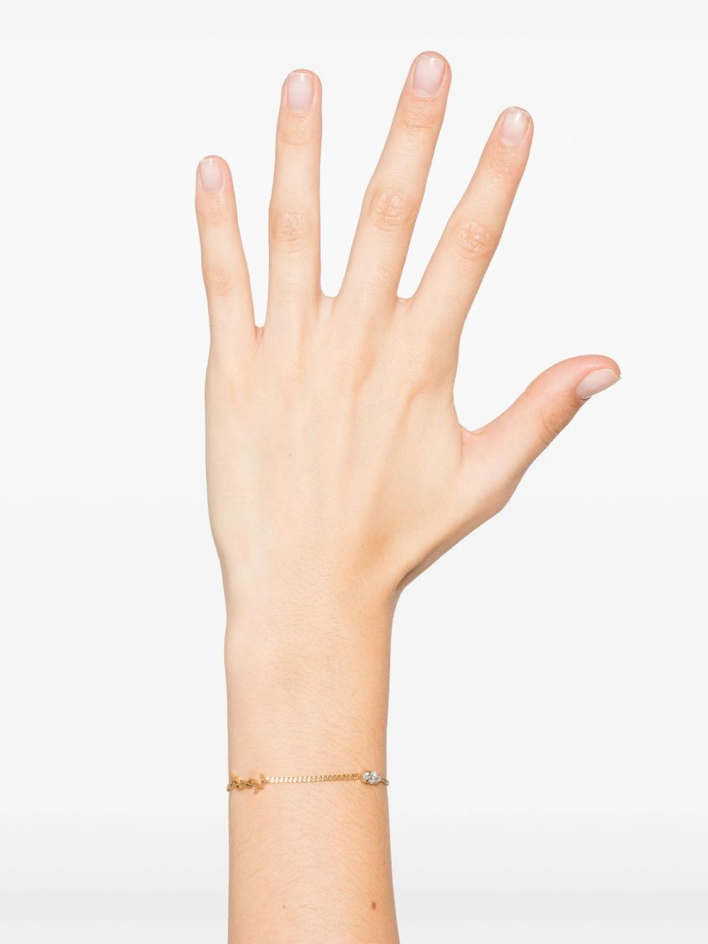 Saint Laurent Bracelet With Cassandre Heart Charm