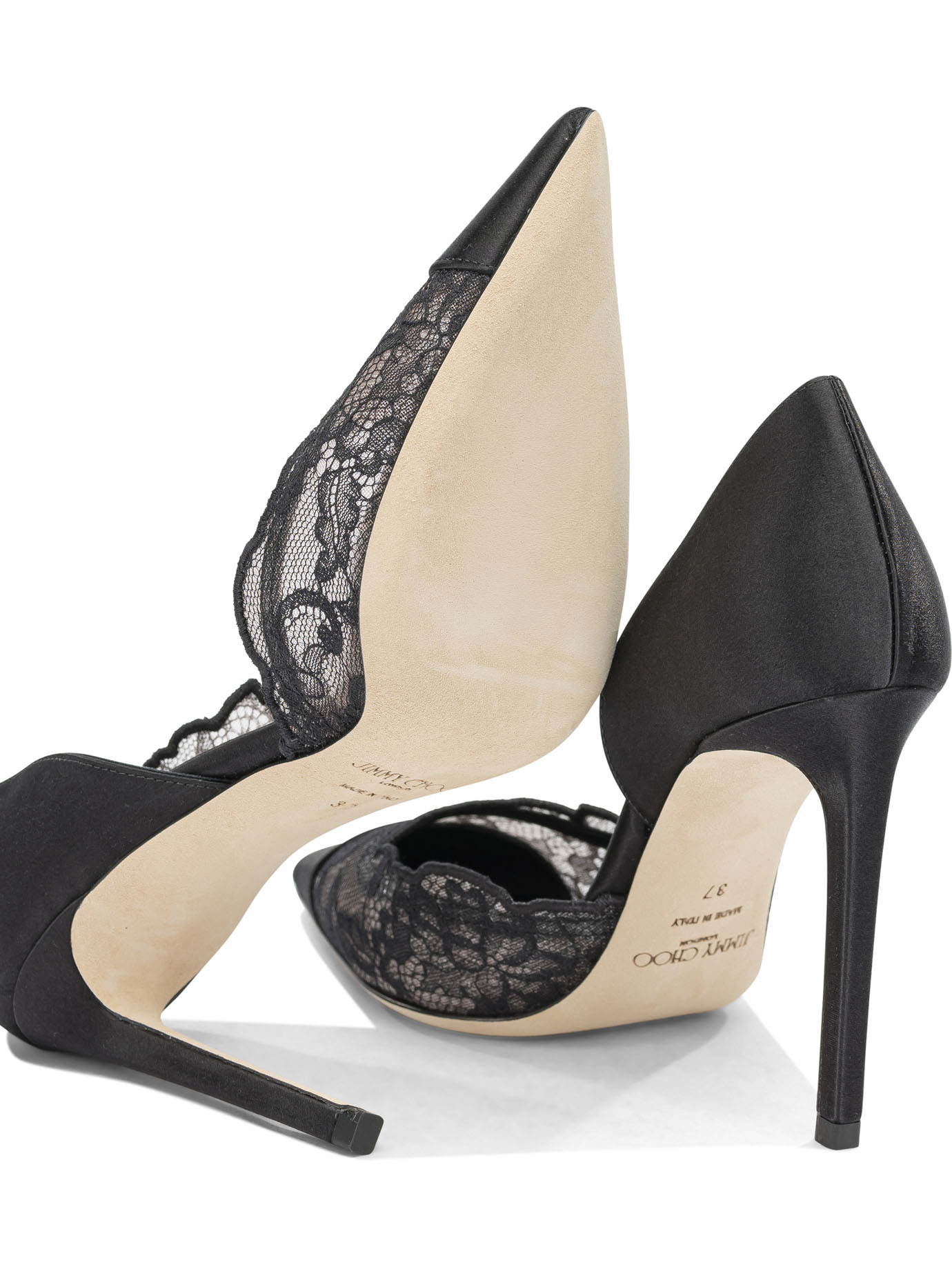 Jimmy Choo Brigitte Lace Pumps