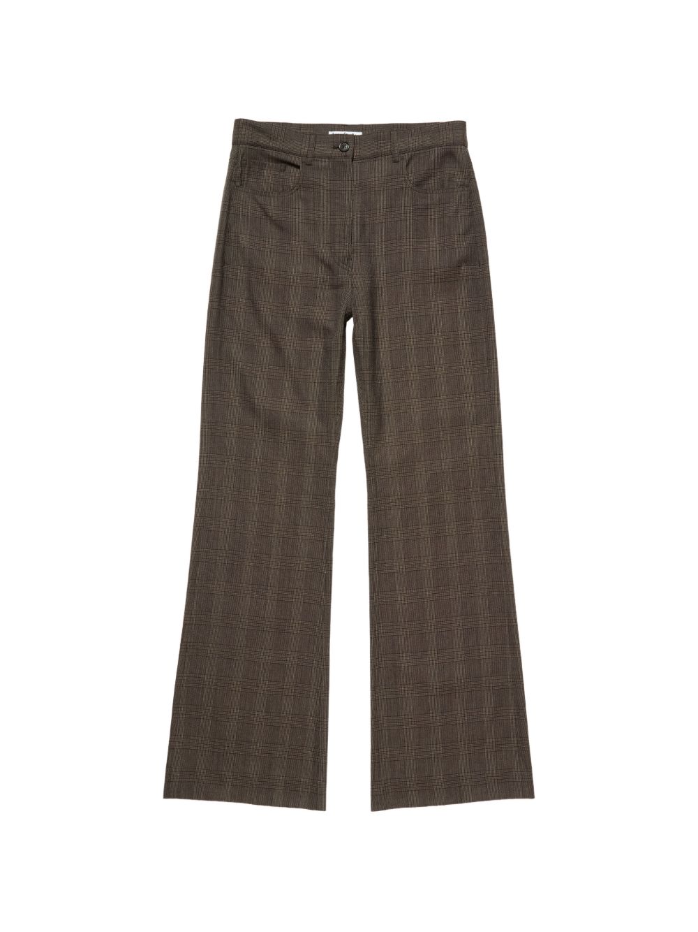 Acne Studios Brown Black Pinstripe Pant