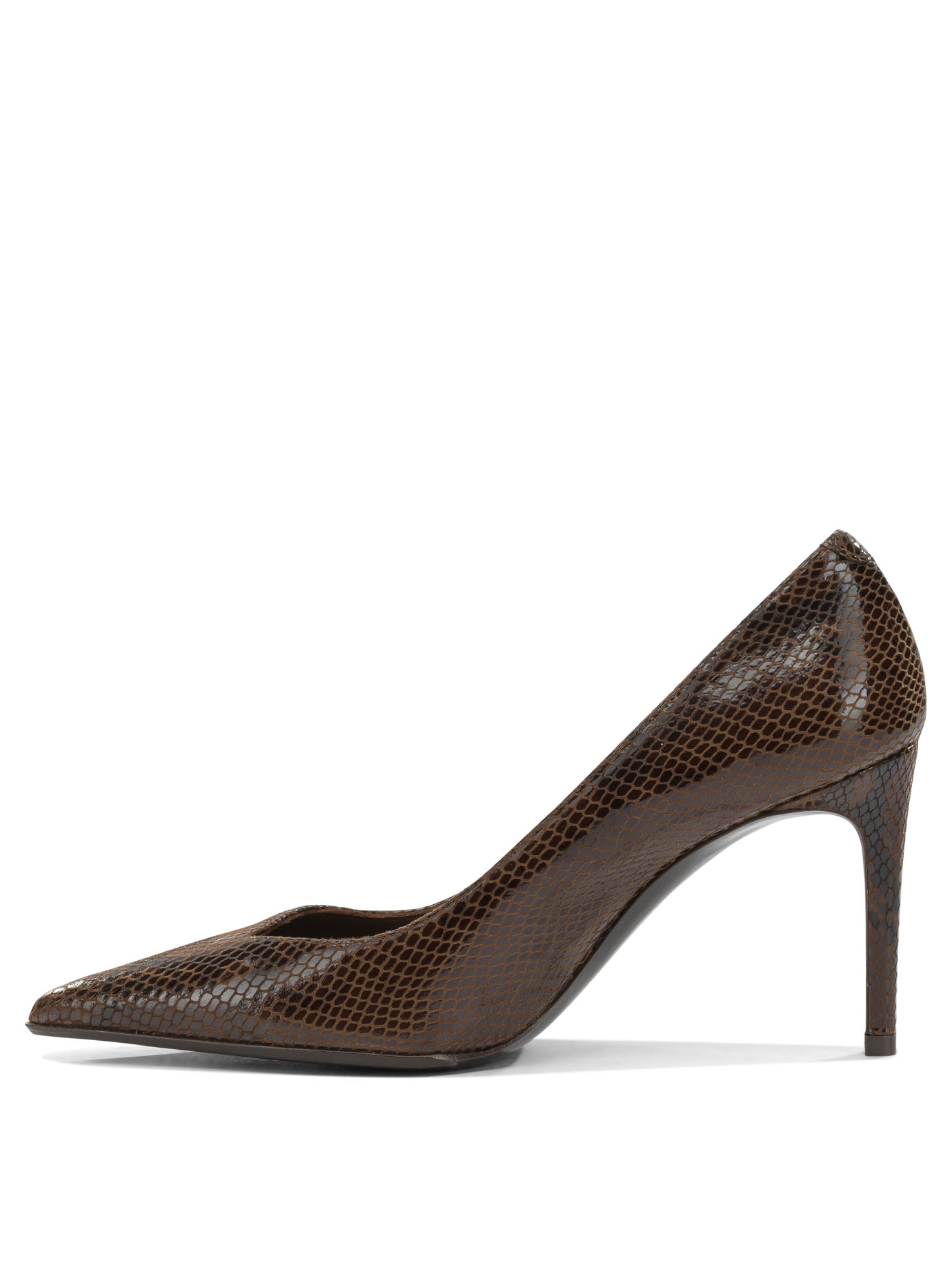 Sergio Levantesi Brown Calf Leather Pumps
