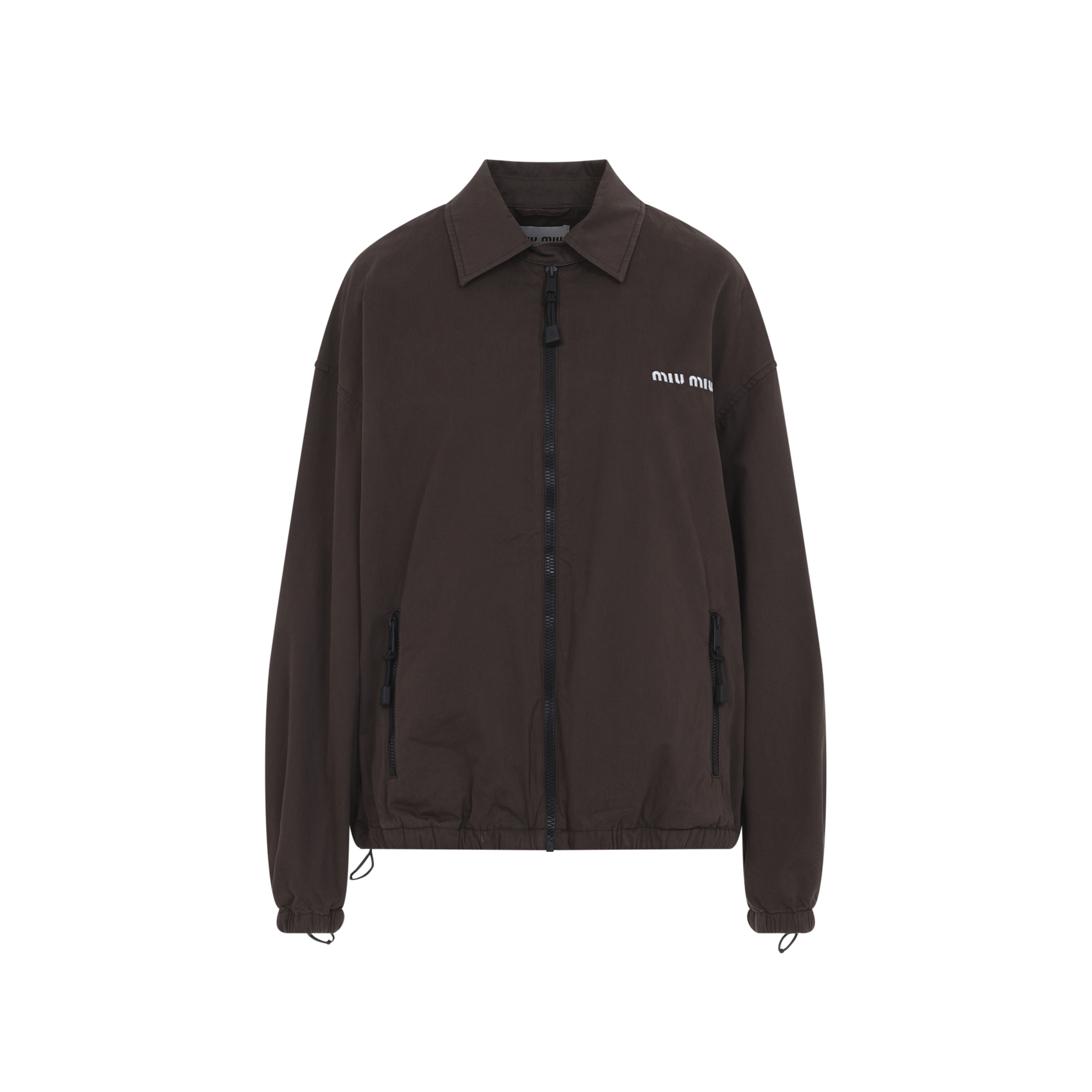 Miu Miu Brown Gabardine Jacket