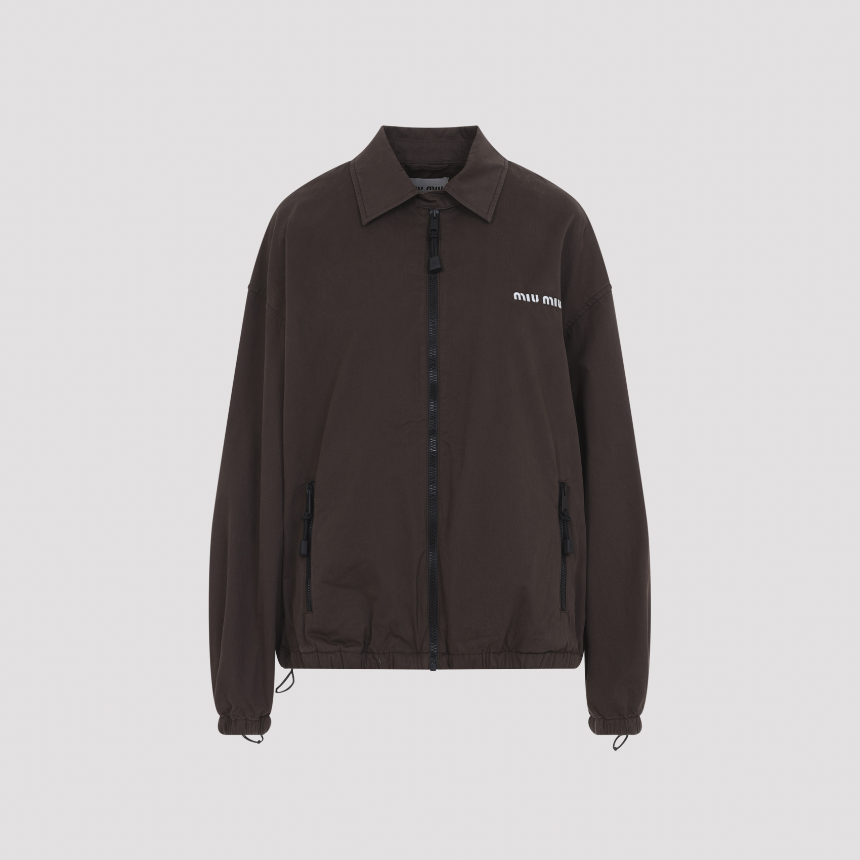 Miu Miu Brown Gabardine Jacket