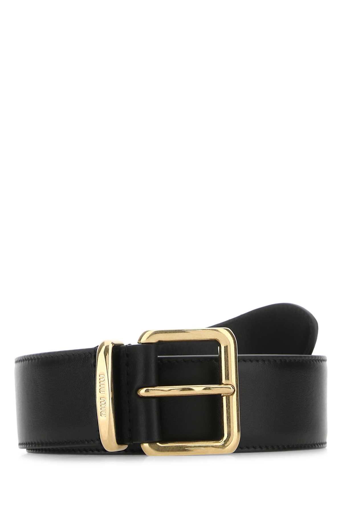 Miu Miu Brown Leather Belt