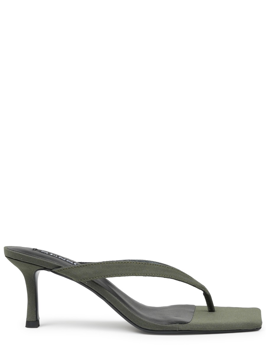 Senso Brown Leather Heels With Resin.
