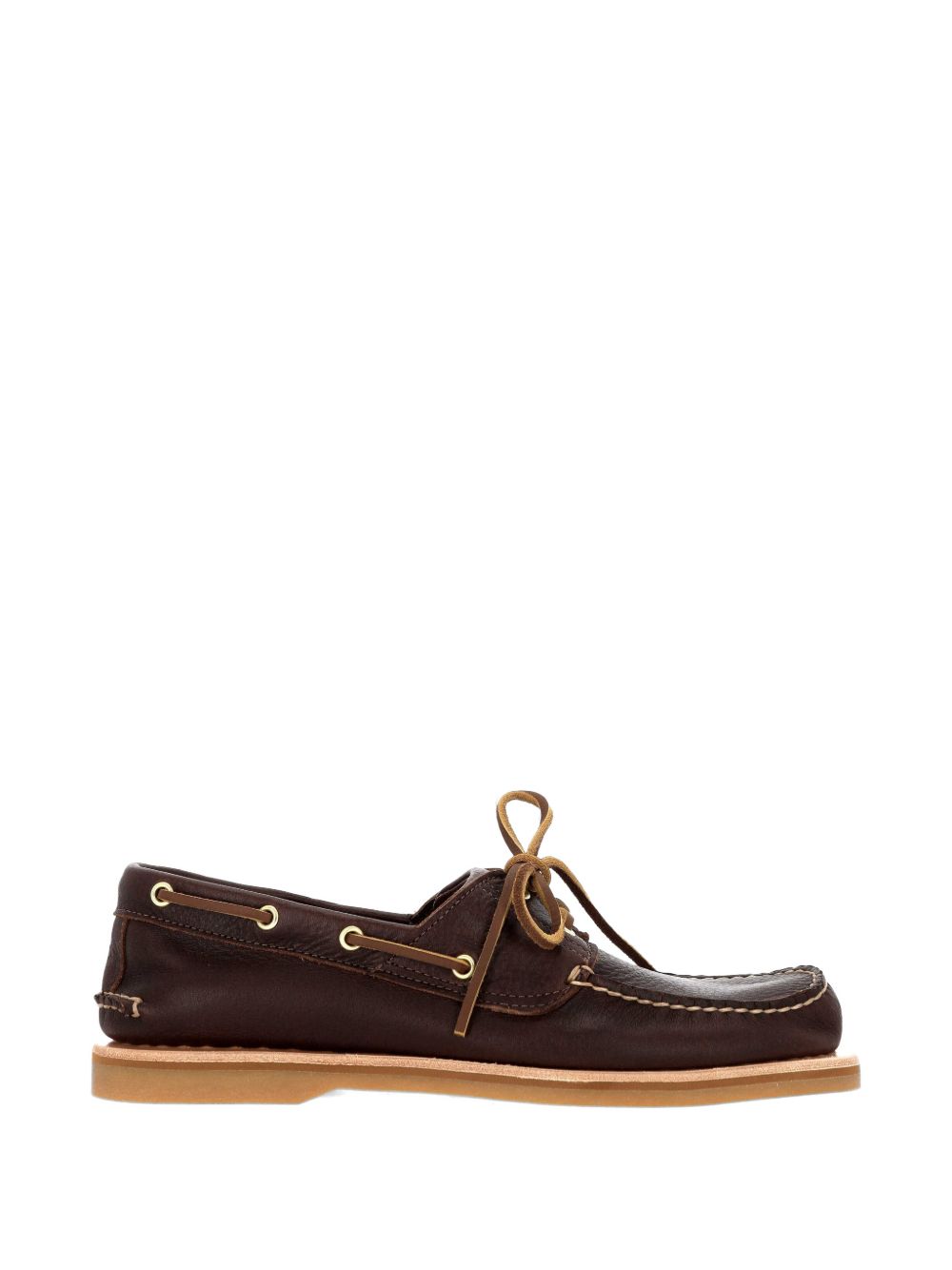 Timberland Brown Leather Lace-Up Eyelet S