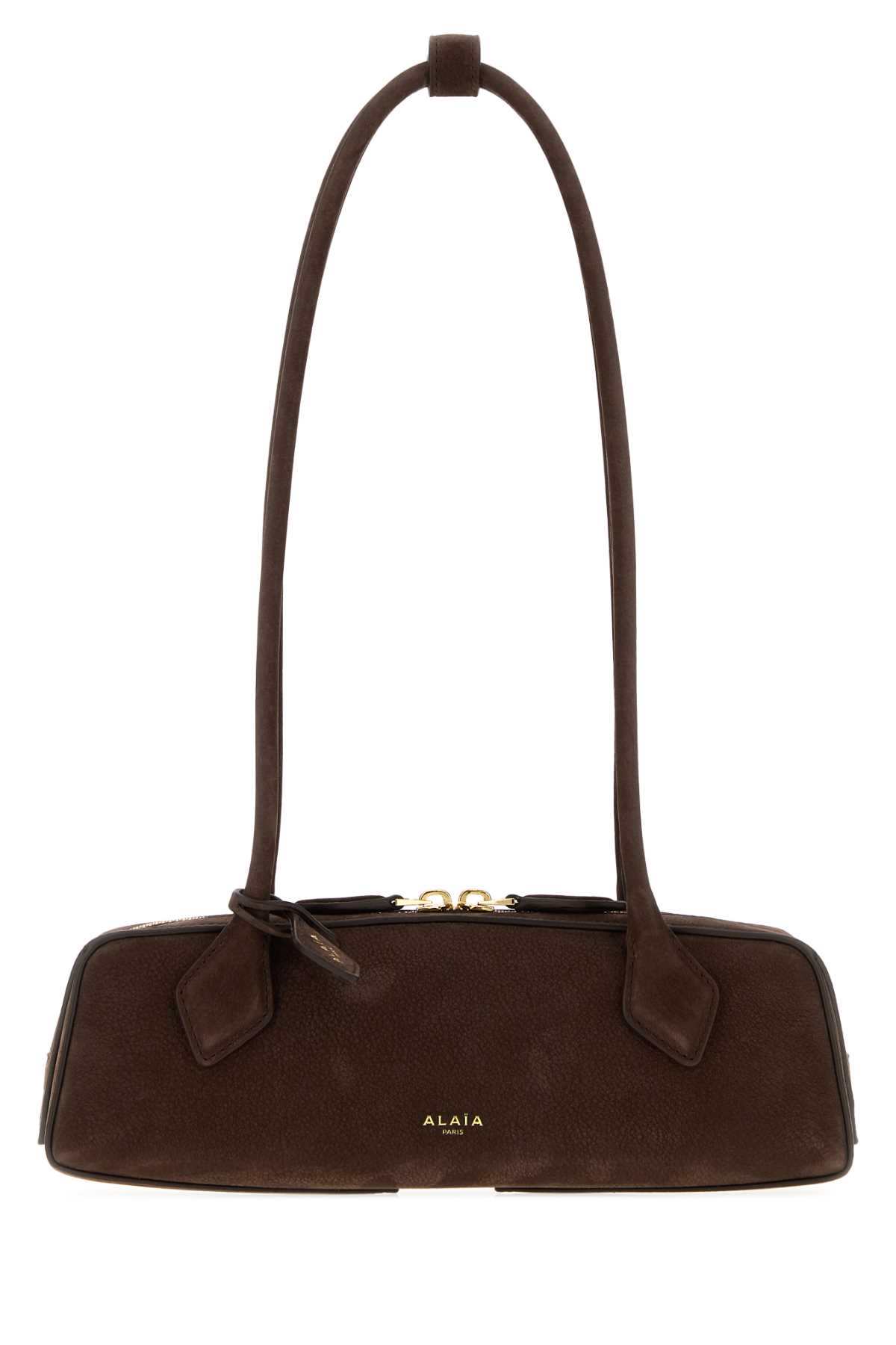 Alaïa Alaia Brown Nabuk Teckel Shoulder Bag