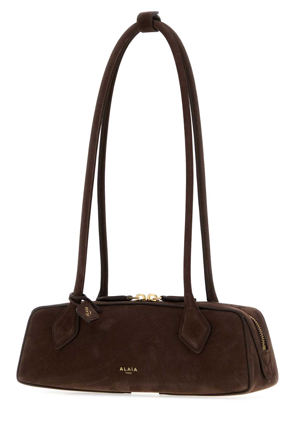 Alaïa Alaia Brown Nabuk Teckel Shoulder Bag