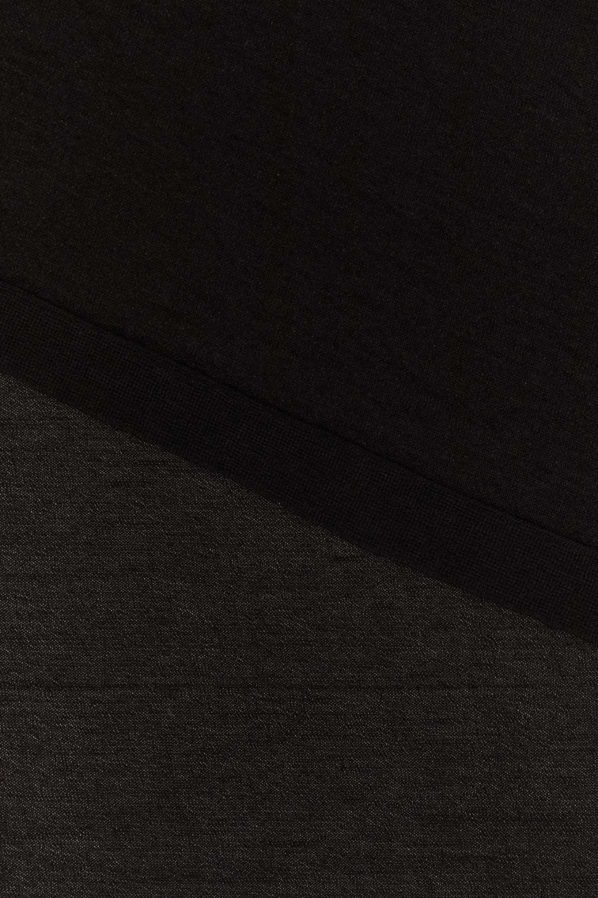 The Row Brown Stretch Cashmere Arif Scarf