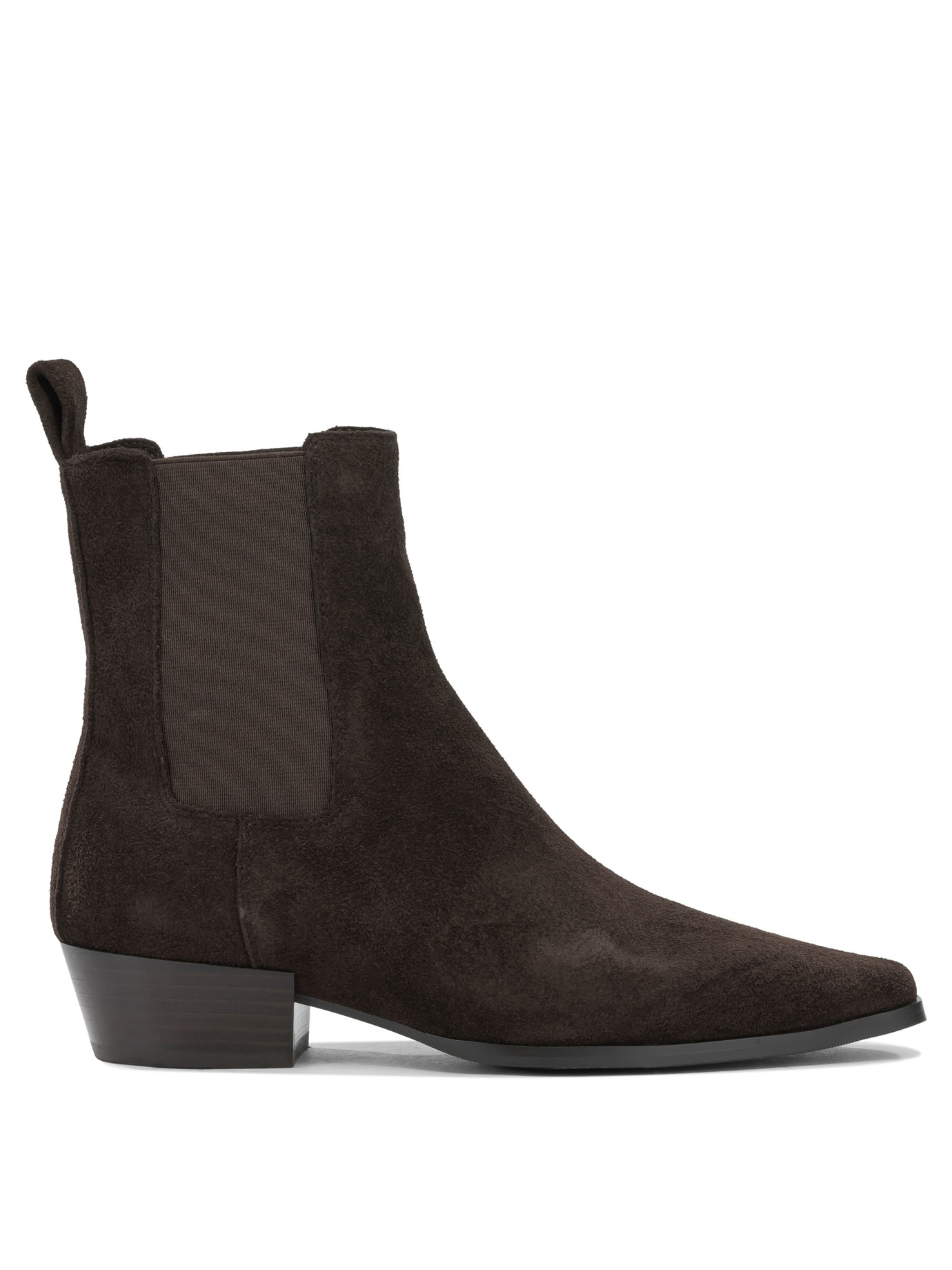 Strategia Brown Suede Leather Boots Ankle