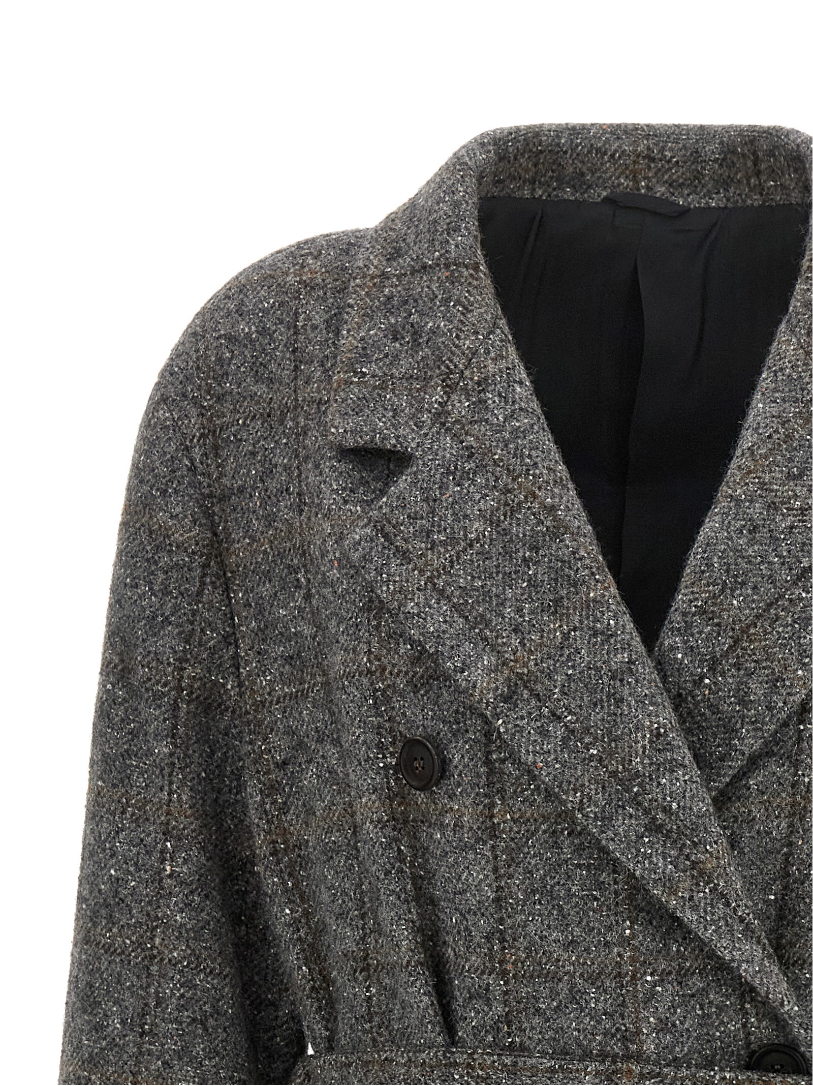 Brunello Cucinelli Check Tweed Coat
