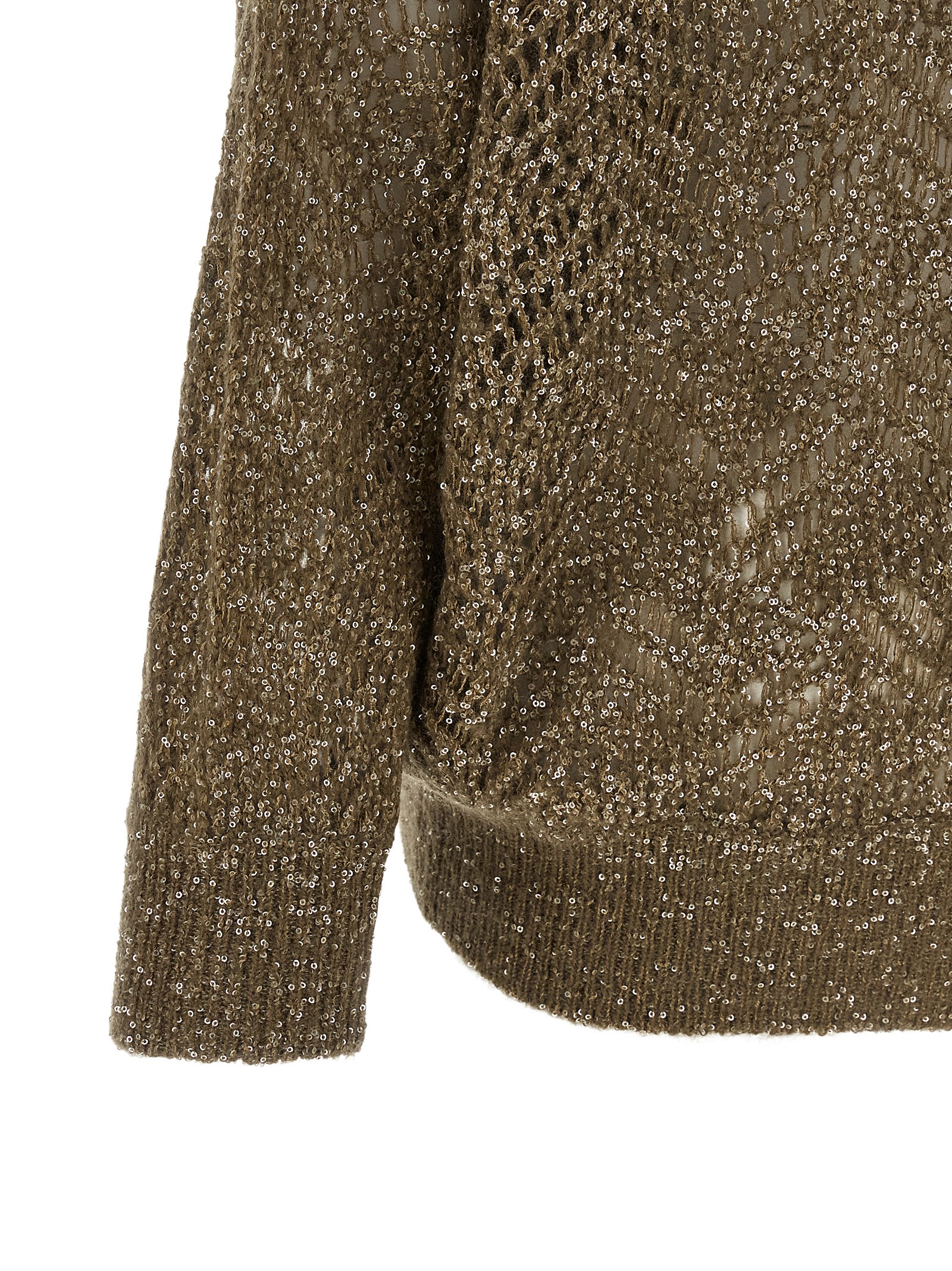 Brunello Cucinelli 'Dazzling Abstract Leaf' Cardigan