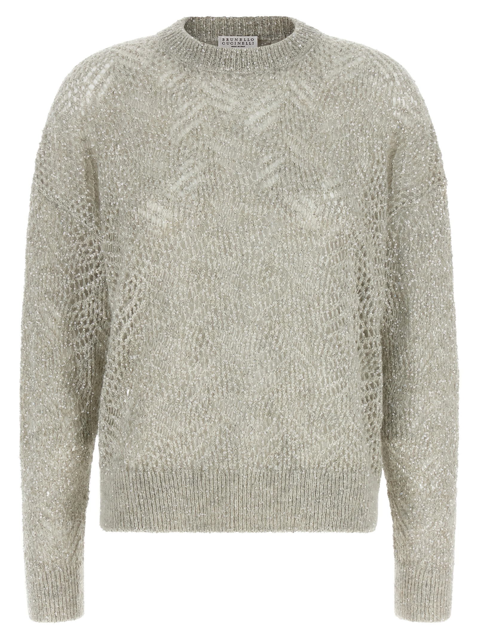 Brunello Cucinelli 'Dazzling Abstract Leaf' Sweater