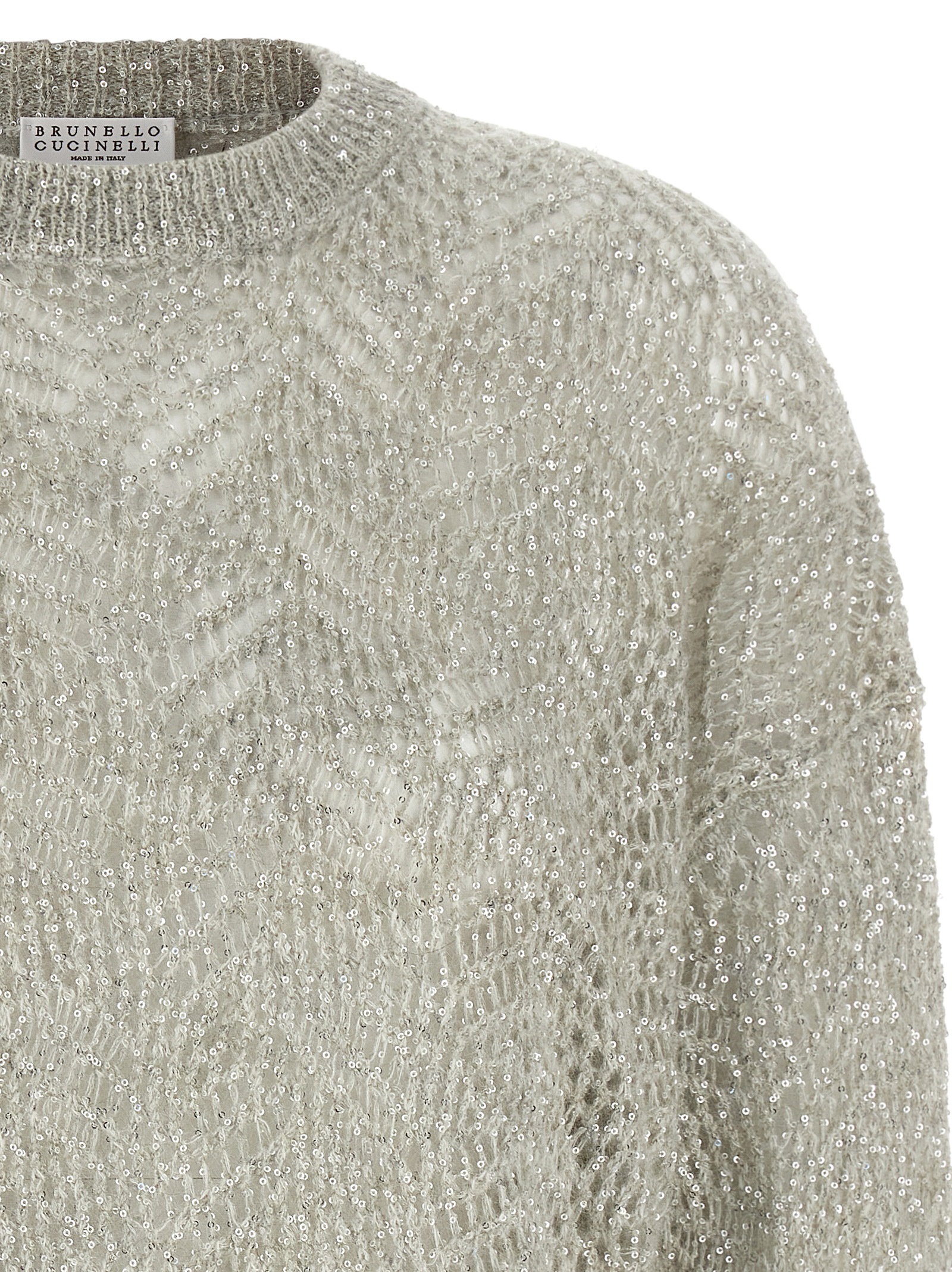 Brunello Cucinelli 'Dazzling Abstract Leaf' Sweater