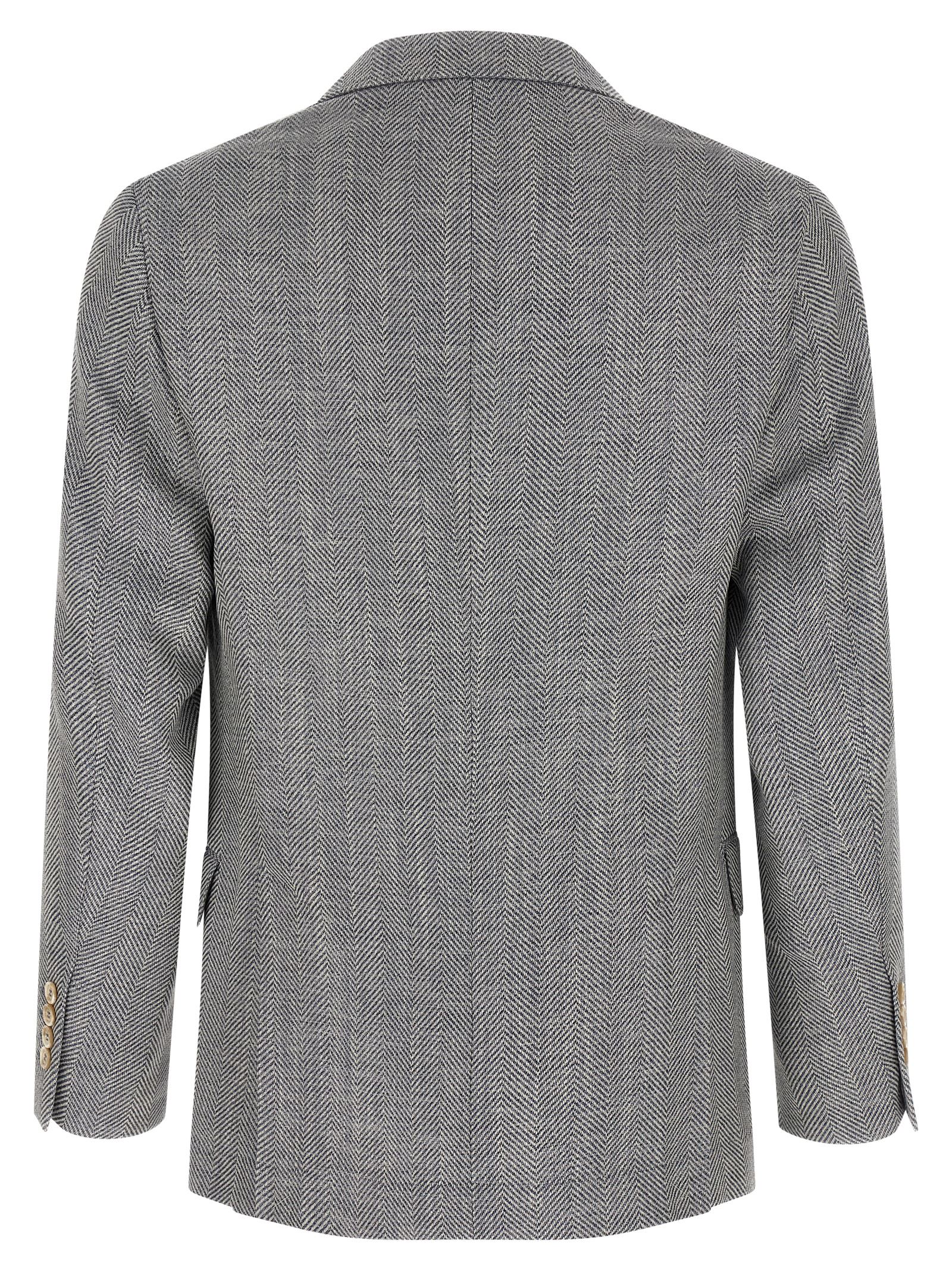 Brunello Cucinelli Deconstructed Single-Breasted Blazer